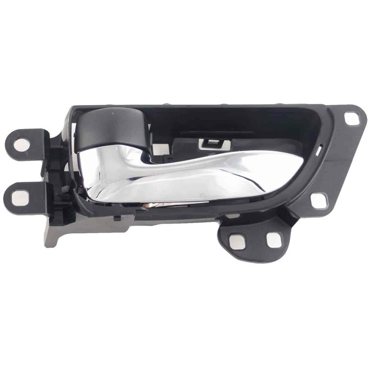 Interior Door Handle Chrome Lever Front Left Black Housing