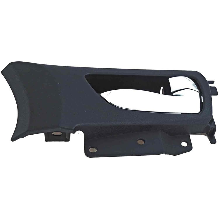 Interior Door Handle Chrome Lever Front Right Black Housing