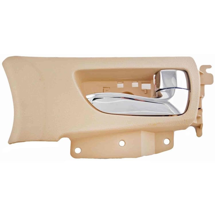 Interior Door Handle Chrome Lever Front Right Beige Housing