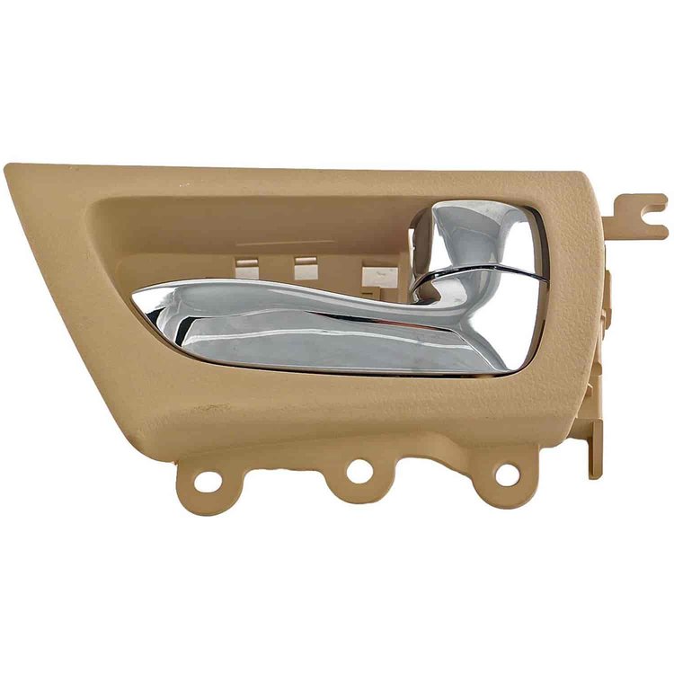 Interior Door Handle Chrome Lever Front Left Beige Housing