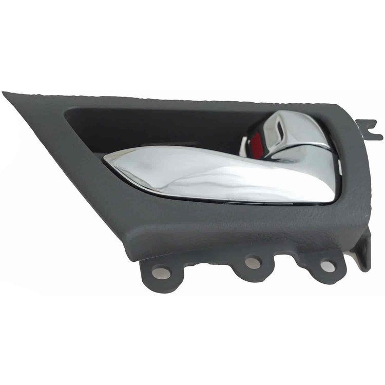 Interior Door Handle Chrome Lever Right Rear Gray Housing