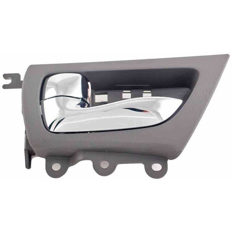 Interior Door Handle Chrome Lever Rear Left Gray Housing