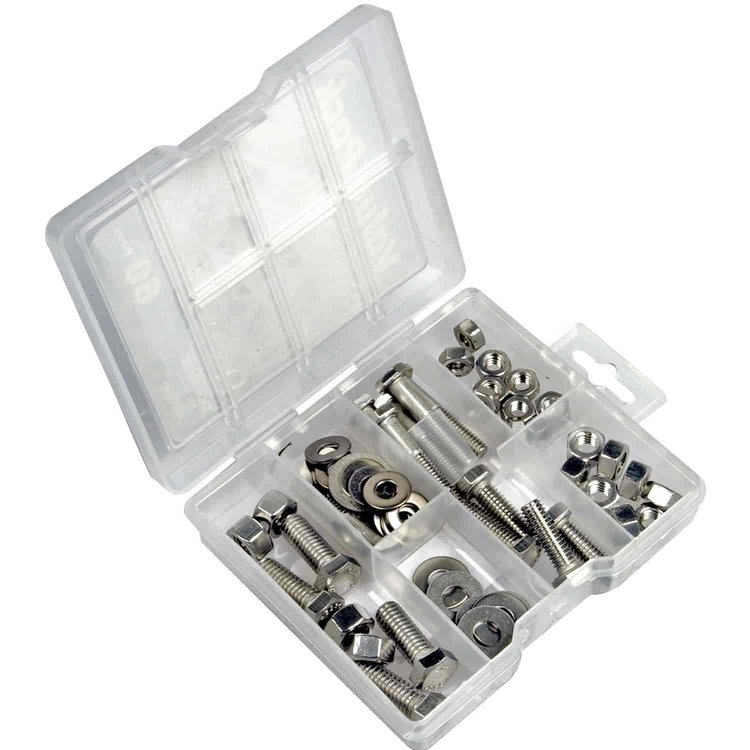 799-500 Stainless Steel Hardware Value Pack- Sku's 9- 60 Pieces
