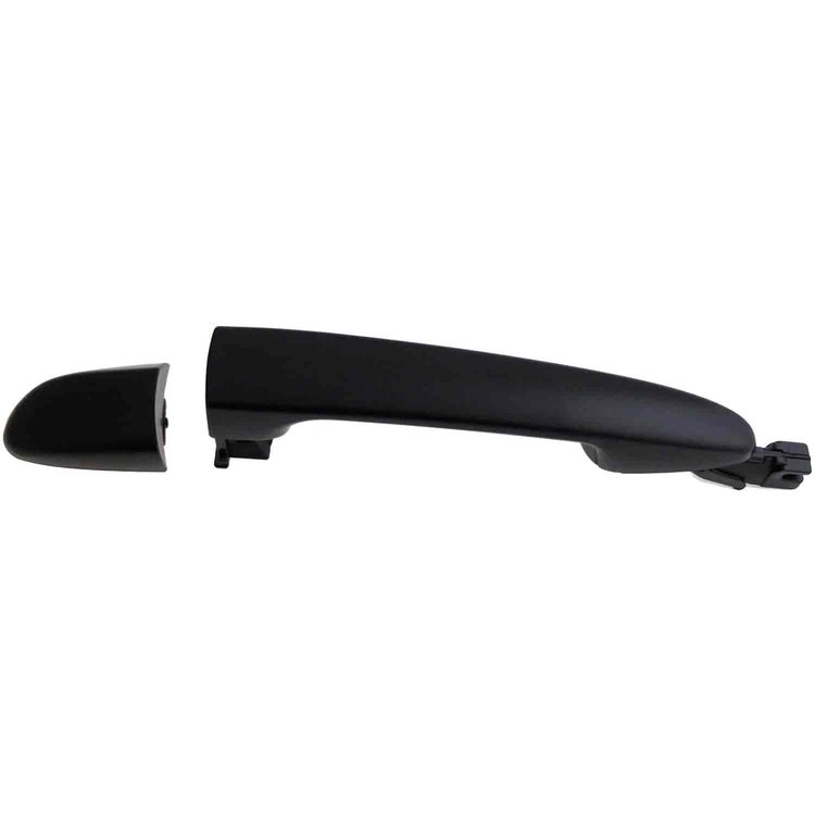 Exterior Door Handle Rear Left Smooth Black