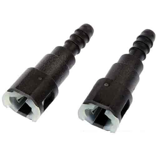 Fuel Line Connector/Adapter 5/16" Steel to 5/16" (8mm) Nylon Tubing