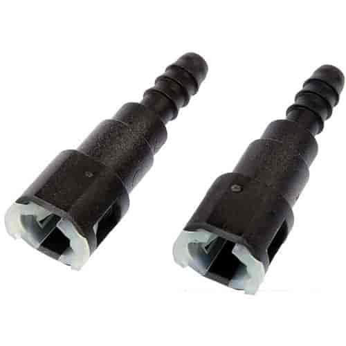 Fuel Line Connector/Adapter 5/16" Steel to 5/16" (8mm) Nylon Tubing
