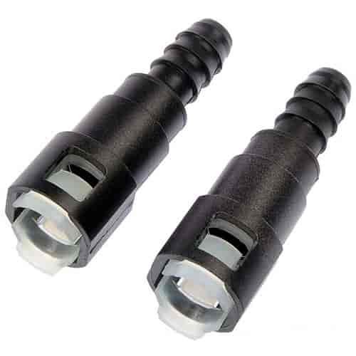 Fuel Line Connector/Adapter 3/8" Steel to 3/8" (10mm) Nylon Tubing