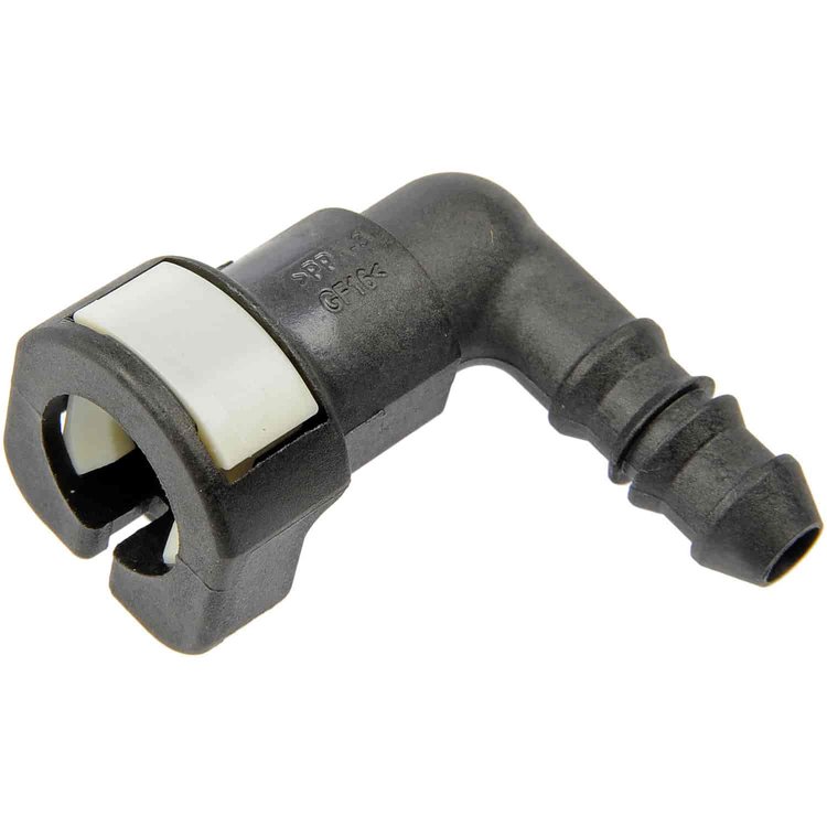 FUEL LINE RETAINING CLIP 5/16 IN. STEEL TO 5/16 IN. NYLON W/ 90 DEGREE BEND