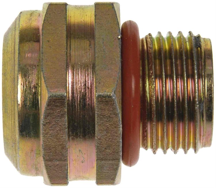Transmission Cooler Line Quick Connector for 2004-2017 Ford, 2007-2010 Mercury [5/8-18 in. x 1/2 in.]