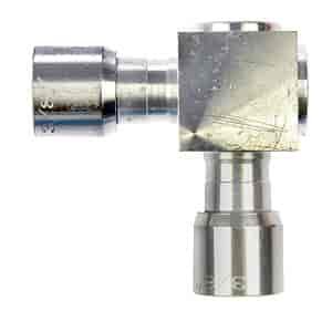 3/8 OD ALUM 90 DEG CONN