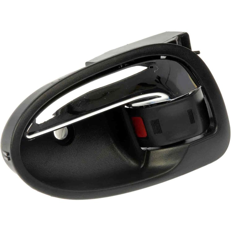 Interior Door Handle Front/Rear Left Chrome Lever/Dark Grey Housing