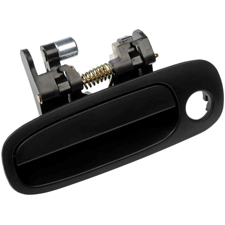 Exterior Door Handle Front Left Smooth Black