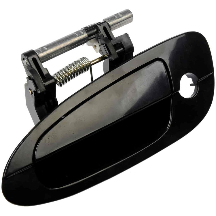 Exterior Door Handle Front Left Smooth Black