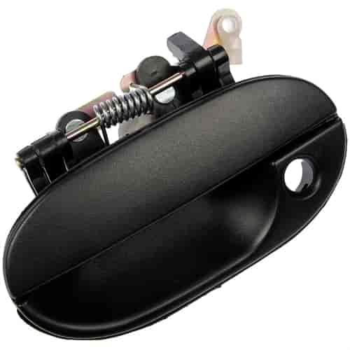 Exterior Door Handle Front Left Smooth Black