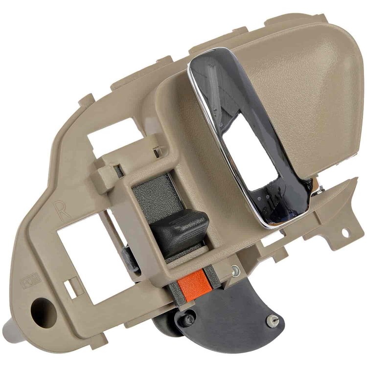 Interior Door Handle Rear Right Textured Beige w/Chrome lever