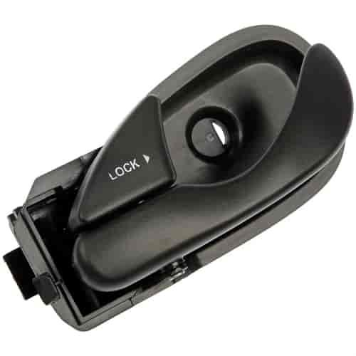 Interior Door Handle Rear Left Smooth Black