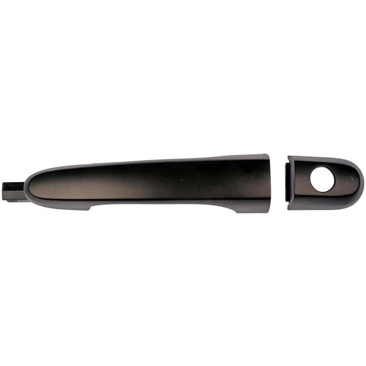 Exterior Door Handle Front Left Smooth Black