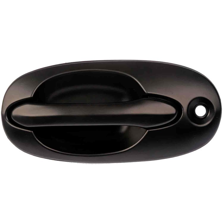 Exterior Door Handle Front Left Smooth Black