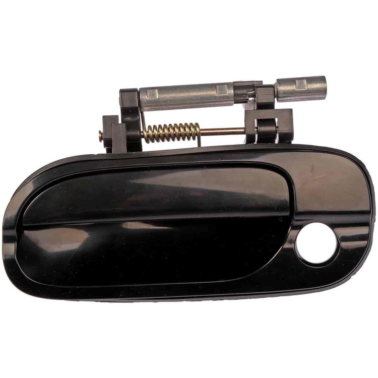 Exterior Door Handle Front Left Smooth Black