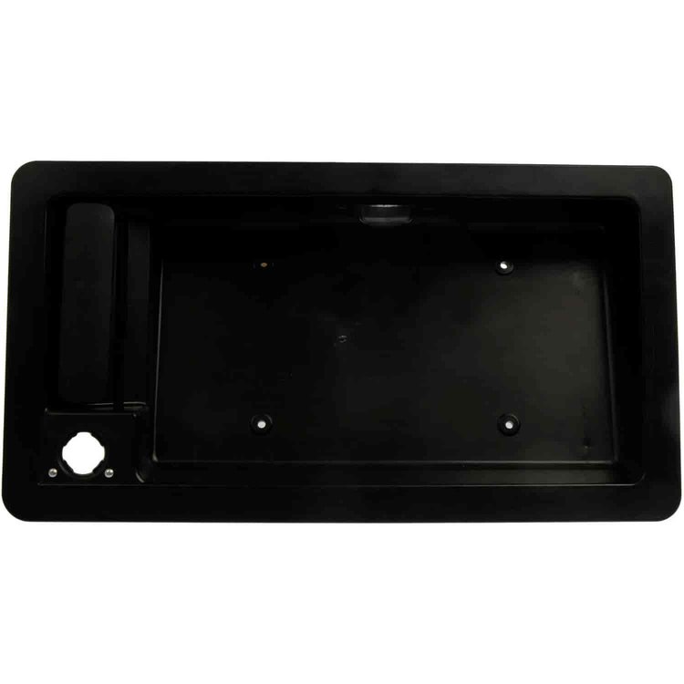 Exterior Door Handle With License Frame Right