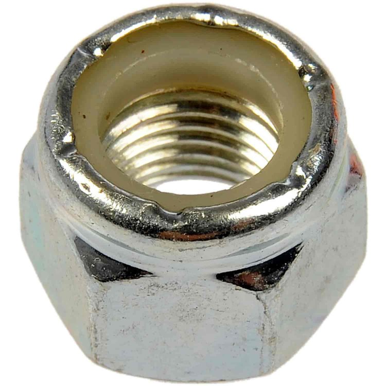 814-042 Hex Lock Nut with Nylon Insert- Grade 2-Thread Size 3/8-24