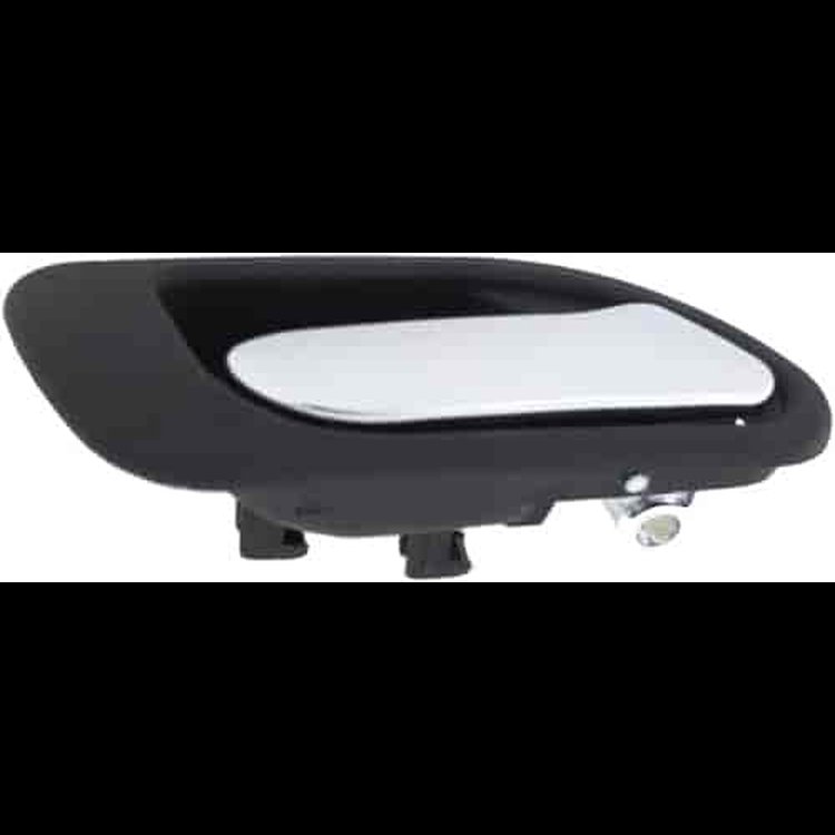 Interior Door Handle Rear Right Chrome Lever/Black Housing
