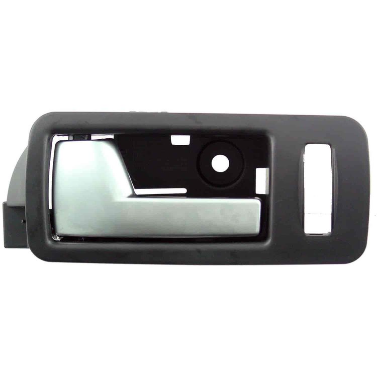 Interior Door Handle - Front Left - Chrome Lever +Black Housing With Alum Trim
