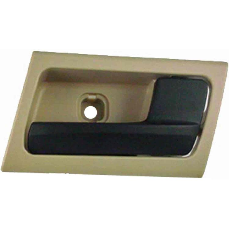 Interior Door Handle - Front Right - Black Lever+Beige Housing Camel