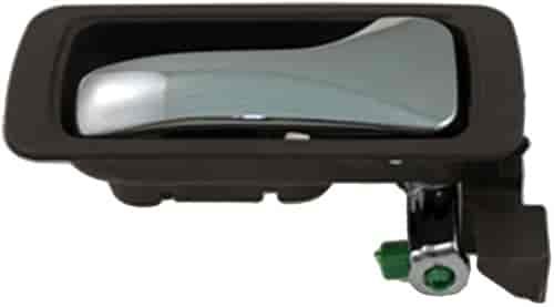 Interior Door Handle Rear Right Chrome Lever/Beige Housing