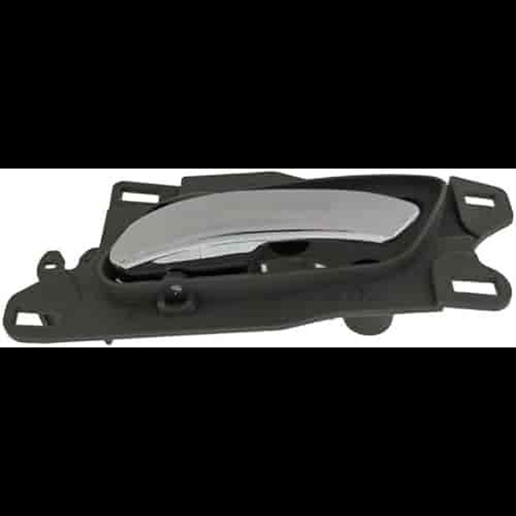 Interior Door Handle Front Left Chrome Lever/Gray Housing