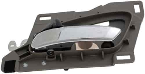Interior Door Handle Rear Left Chrome Lever/Gray Housing