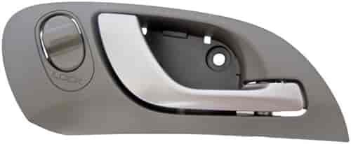 Interior Door Handle Front Right Silver Lever/Titanium Housing