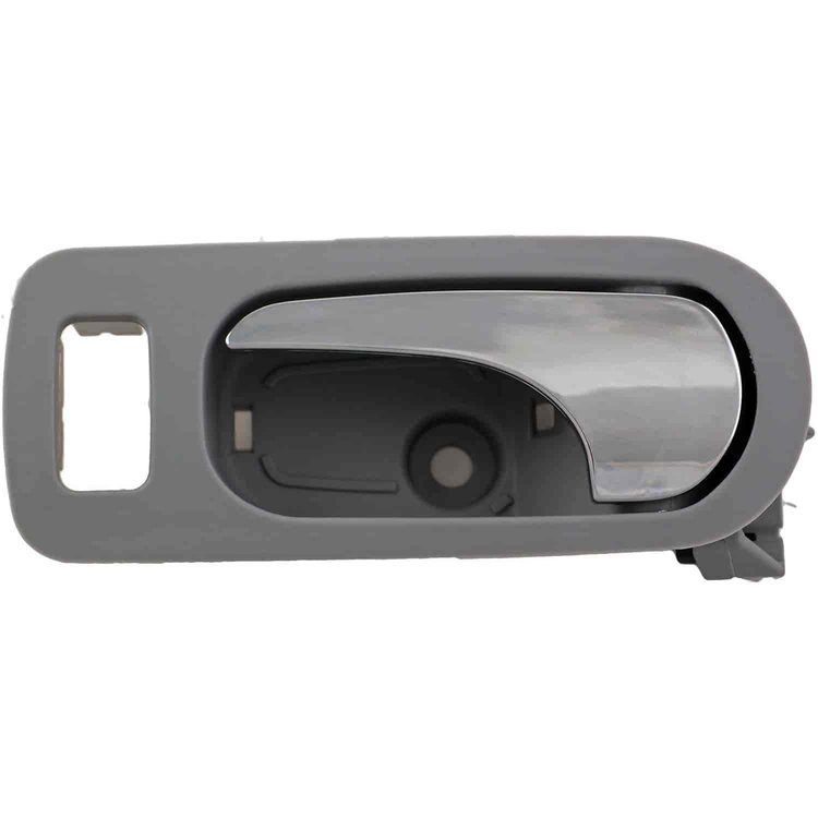 Interior Door Handle - Front Left - Chrome Lever+Gray Housing
