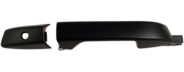 Exterior Door Handle Front Left Smooth Black
