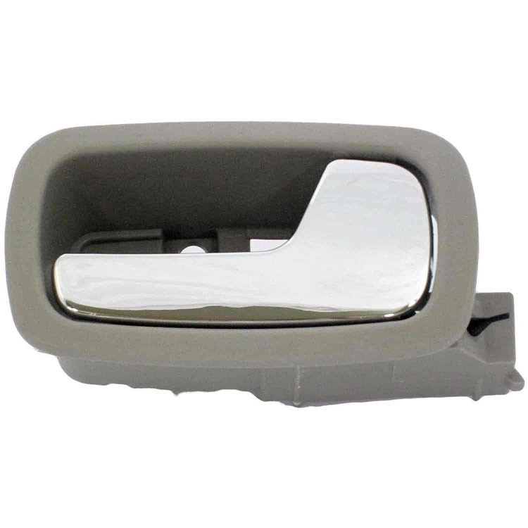 Interior Door Handle - Front Right - Chrome Lever+Gray Housing
