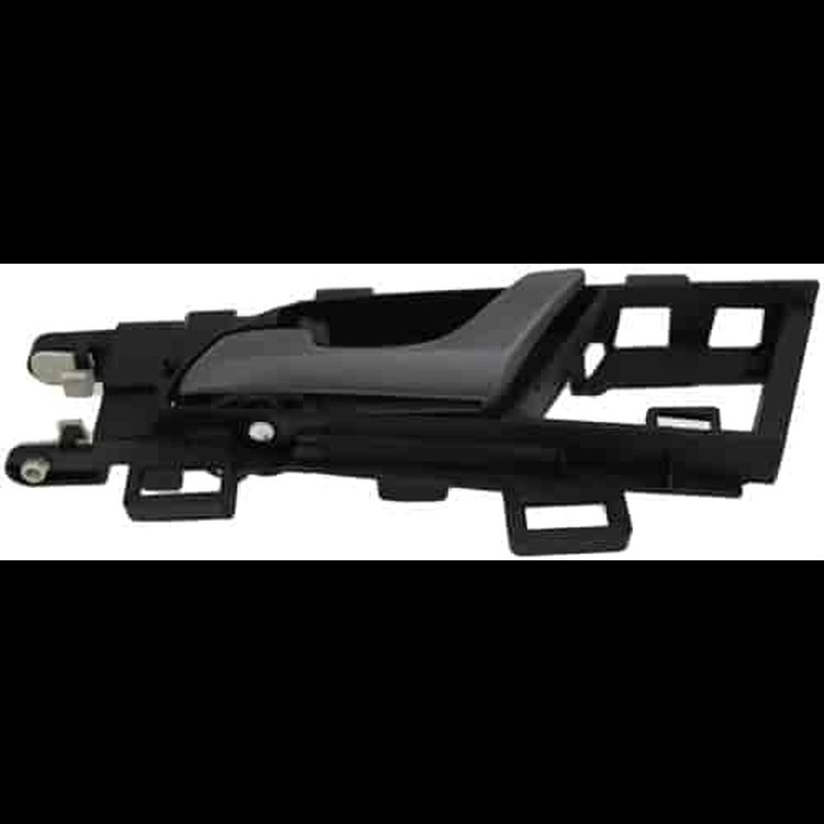 Interior Door Handle Front Left Gray Lever/Black Housing