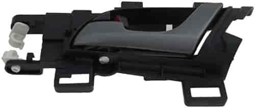 Interior Door Handle Rear Left Gray Lever/Black Housing