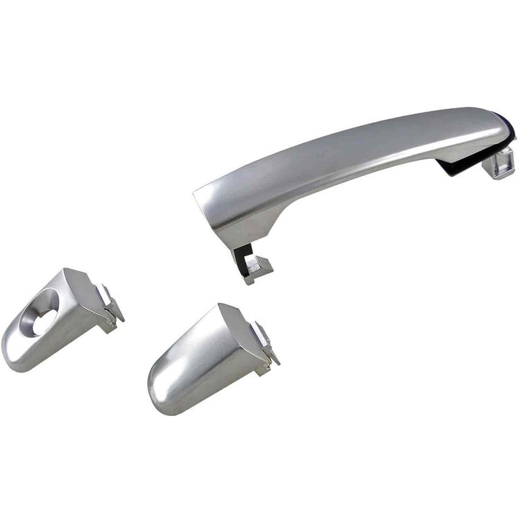 Exterior Door Handle Rear Left Chrome With Pearl Coat