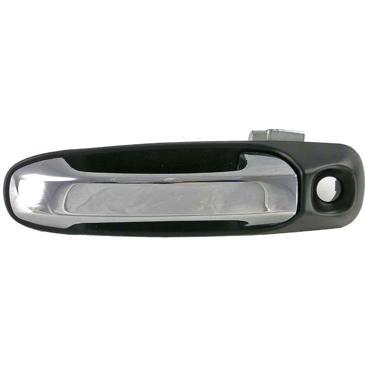 Exterior Door Handle Front Left Black Chrome Without Thatchum Alarm System