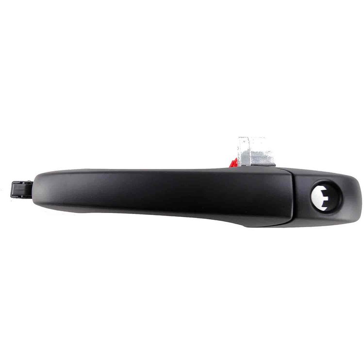 Exterior Door Handle Front Left Black Smooth Finish With Thatchum Alarm System