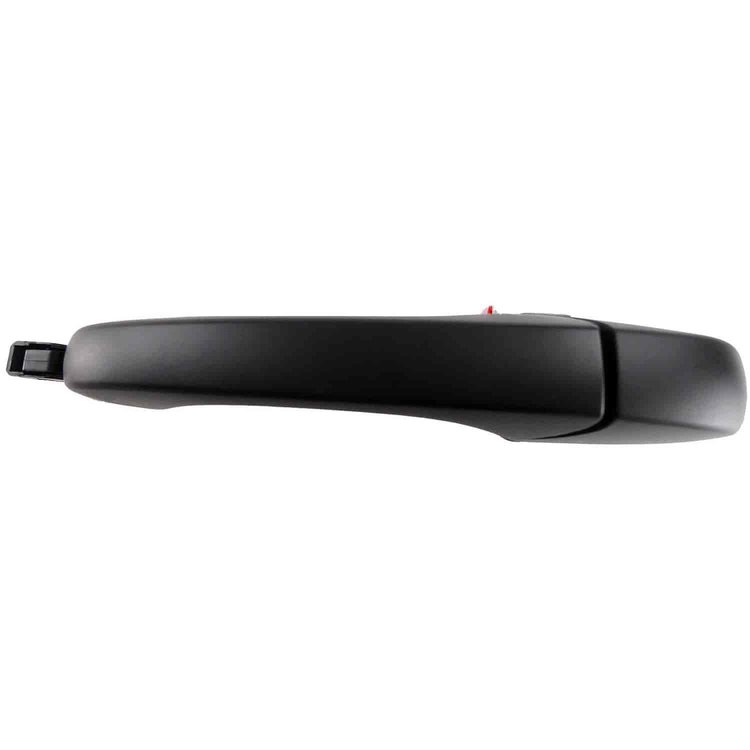 Exterior Door Handle Front Right Black Textured With Keyhole