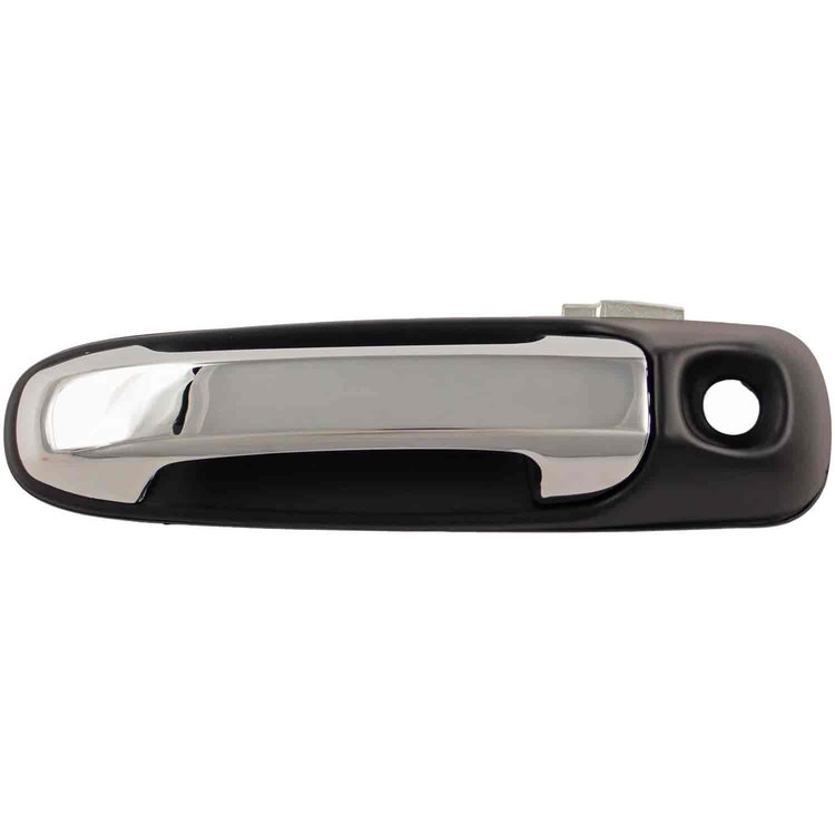 Exterior Door Handle Front Right Rear Right Black Textured Without Keyhole