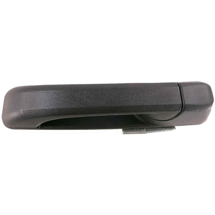 Exterior Door Handle Rear Left Black Smooth Finish