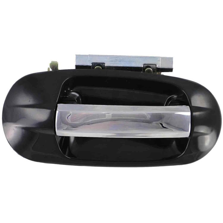 Exterior Door Handle Rear Right Chrome Lever Black Housing