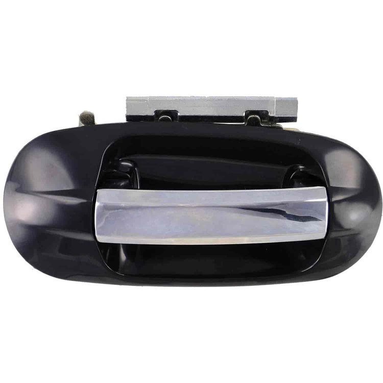 Exterior Door Handle Front Right Chrome Lever Black Housing