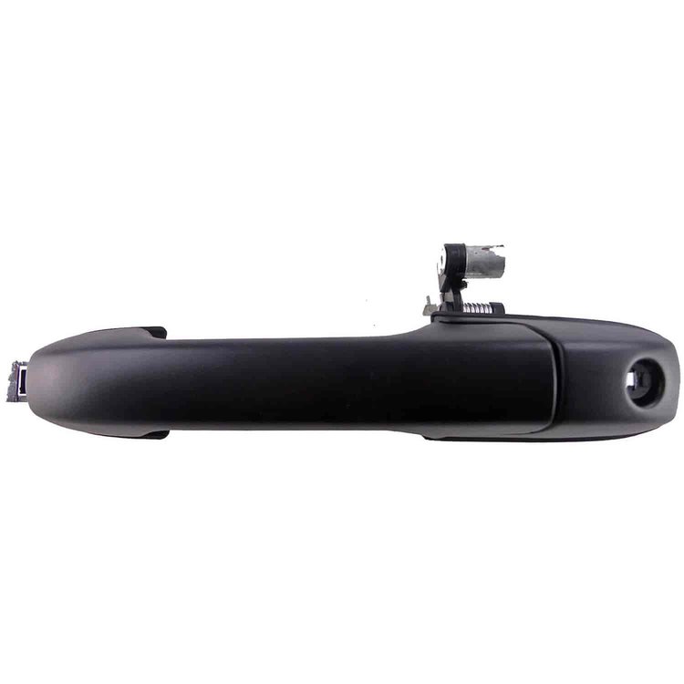 Exterior Door Handle Front Left Smooth Finish Black