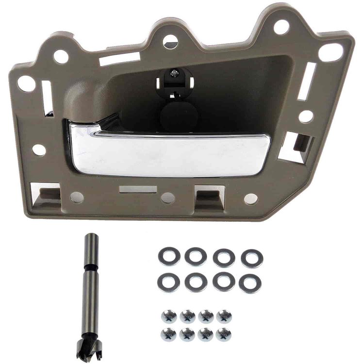 Interior Door Handle Chrome Lever Brown Housing