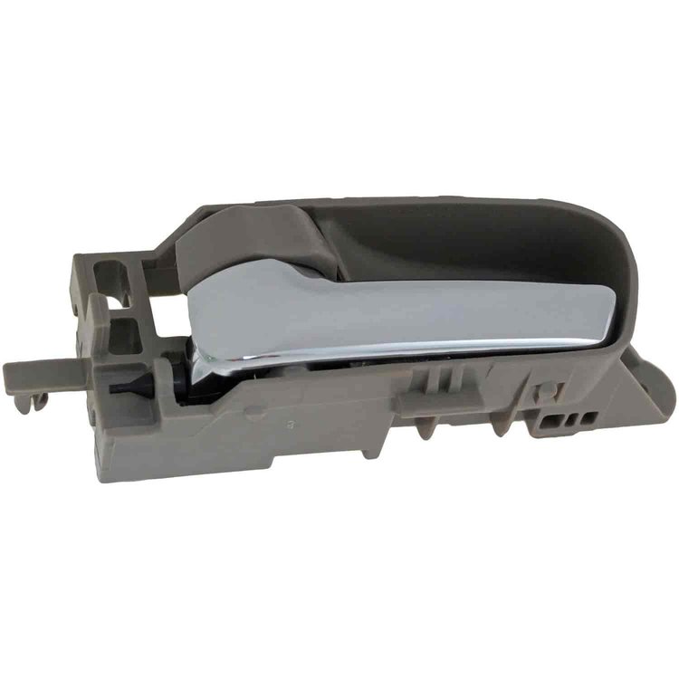 Interior Door Handle Front Rear Left Chrome Lever Beige Knob