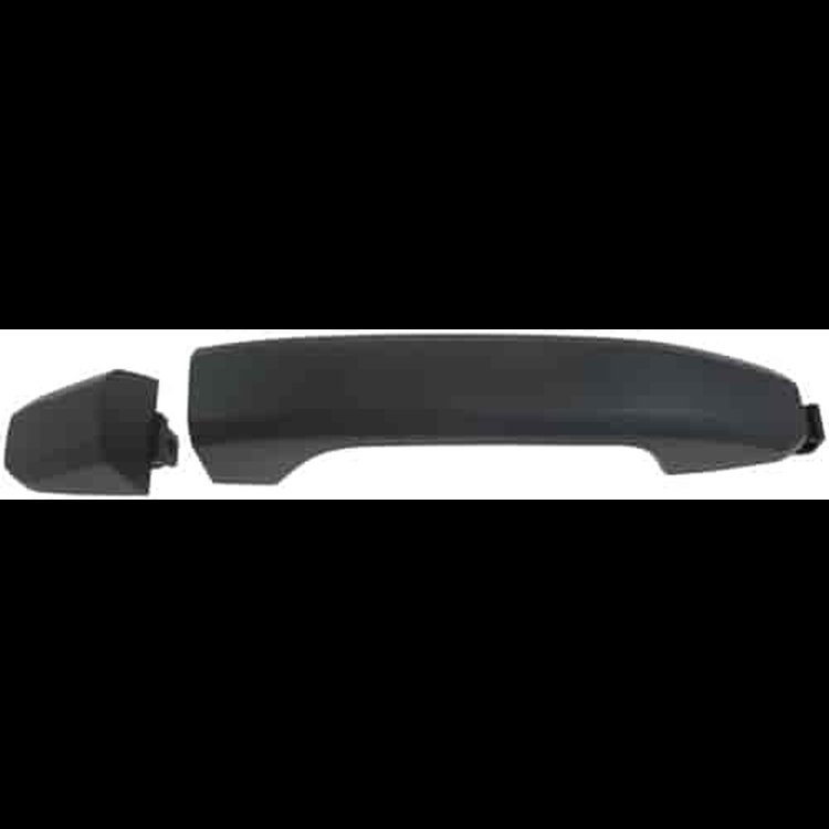 Exterior Door Handle Front Right Without Keyhole Textured Black