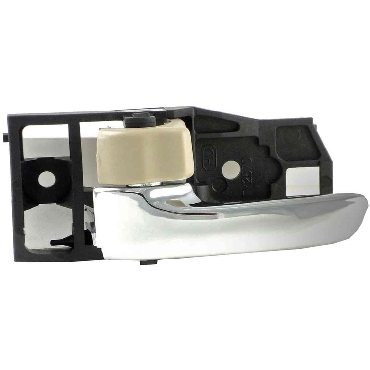 Interior Door Handle Front Left Rear Left Beige and Chrome